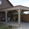 LANDELIJK CARPORT MET PLAT DAK